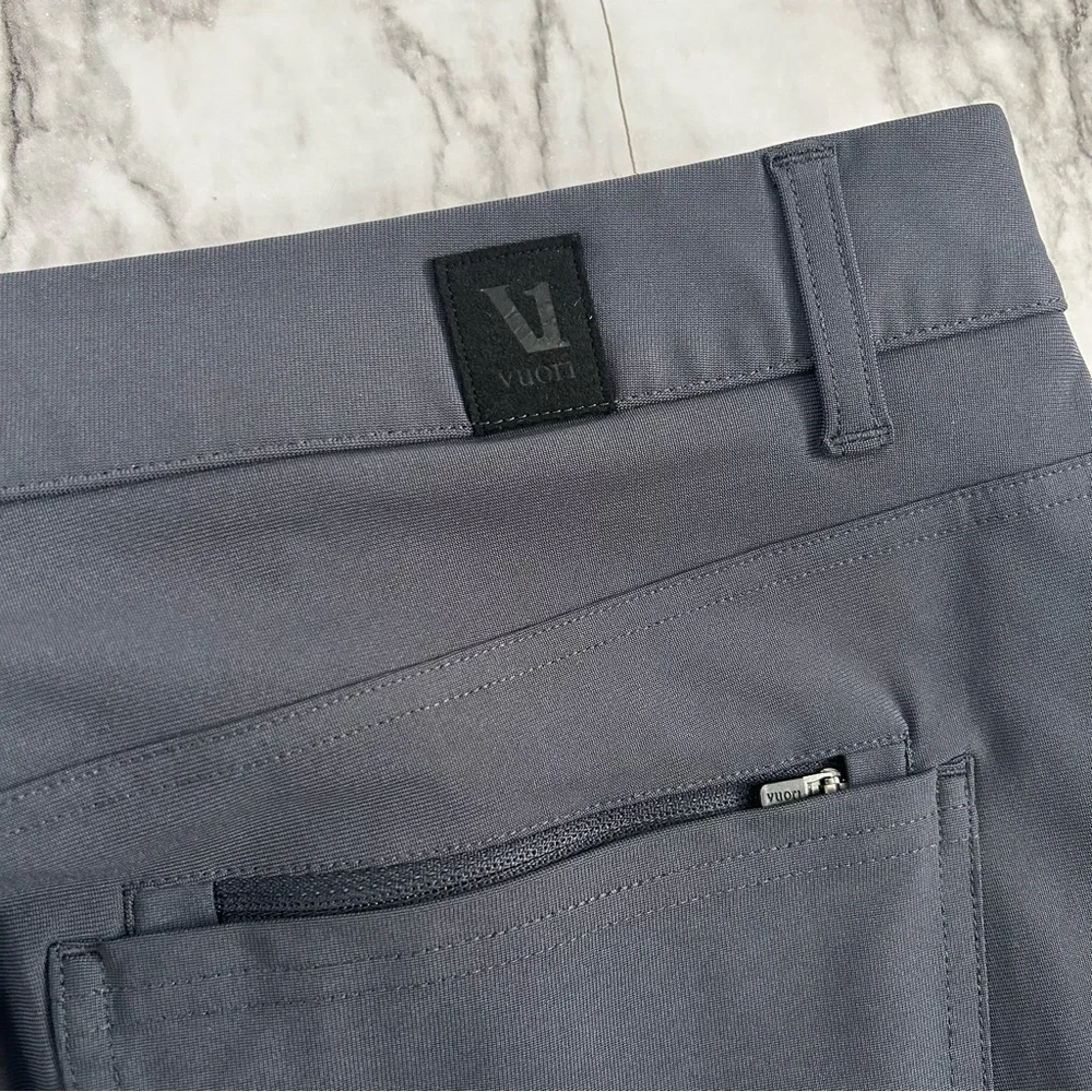 Vuori Men's 34 x30 Meta Pant Athletic performance Slim Fit V430-S Charcoal Grey - Picture 13 of 16
